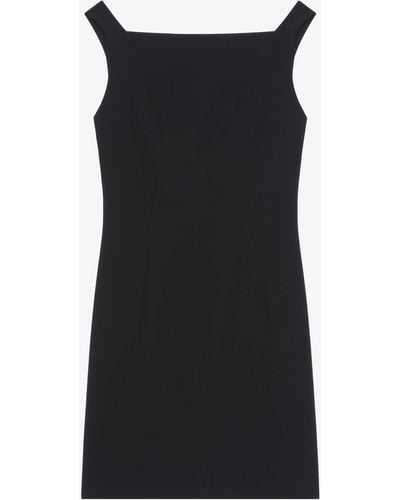 Givenchy Dress In Crepe And Satin - Black