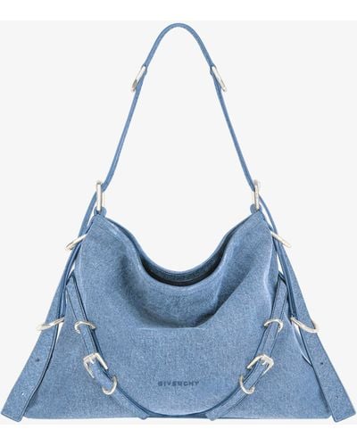 Givenchy Medium Voyou Bag - Blue