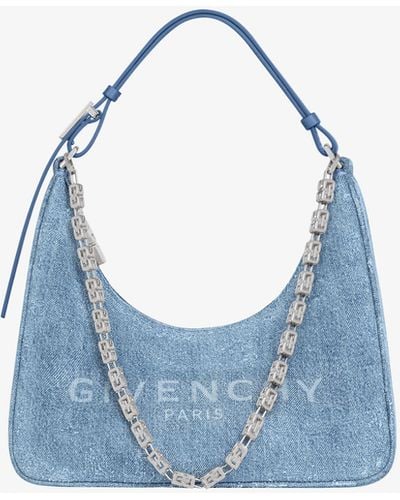 Givenchy Small Moon Cut Out Bag - Blue