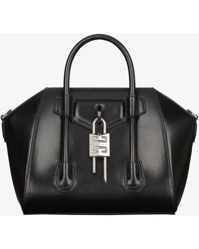 Givenchy Mini Antigona Lock Bag - Black