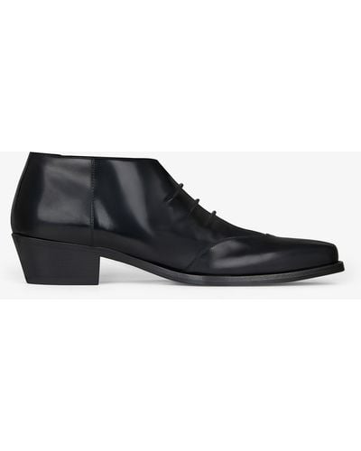 Givenchy Show Cowboy Ankle Boots - White