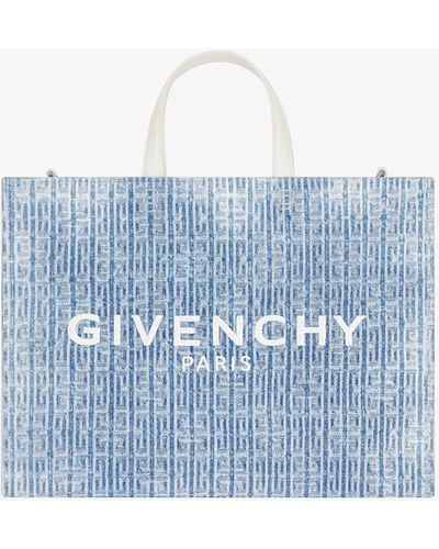 Givenchy Medium G-Tote Shopping Bag - Blue
