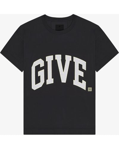Givenchy College Boxy Fit T-Shirt - Black