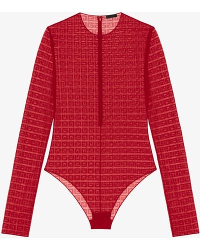Givenchy Body in pizzo 4G - Rosso