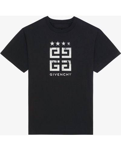 Givenchy 4G Stars Slim Fit T-Shirt - Black