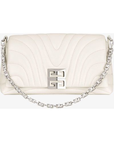 Givenchy Borsa 4G Soft modello piccolo in pelle trapuntata - Neutro