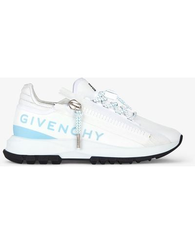 Givenchy Sneaker da running Spectre in pelle con zip - Bianco