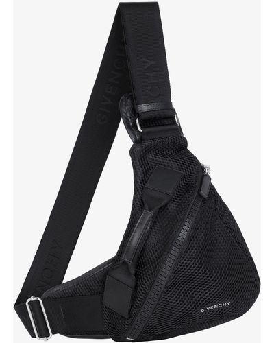 Givenchy Small G-Zip Triangle Bag - Black