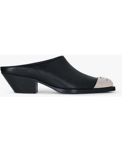 Givenchy Mule Western in pelle - Bianco