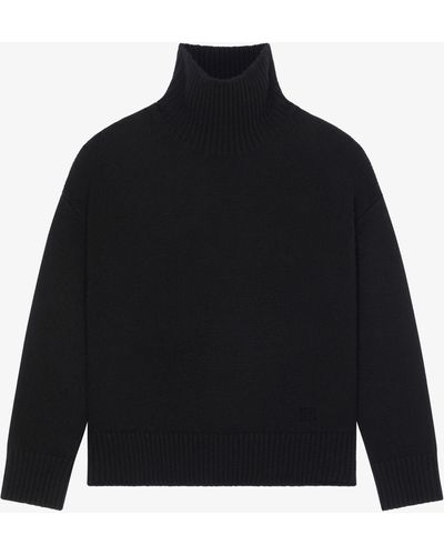 Givenchy Pull à col roulé en cachemire - Noir