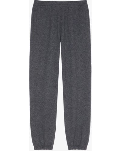 Givenchy Jogger Trousers In Wool And Cashmere - Grey