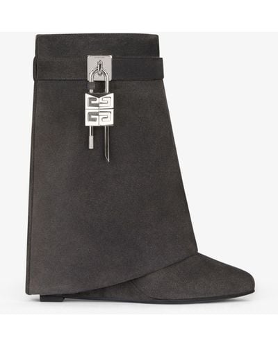 Givenchy Shark Lock Ankle Boots - Black