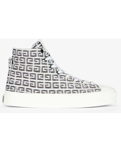 Givenchy City High Top Trainers - White