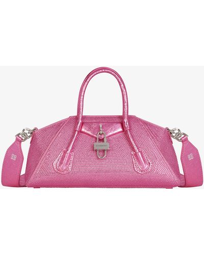 Givenchy Mini Antigona Stretch Bag - Pink
