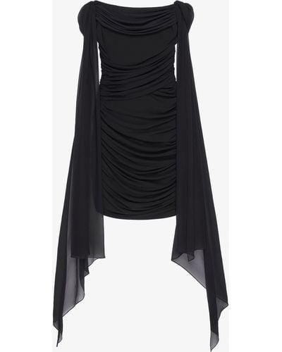 Givenchy Robe drapée en jersey - Noir