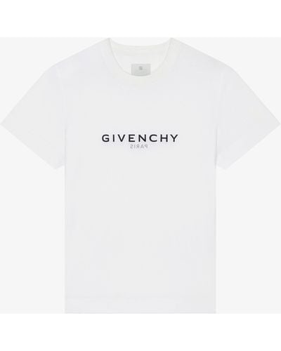 Givenchy T-shirt slim Reverse en coton - Blanc