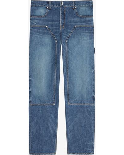 Givenchy Carpenter Trousers - Blue