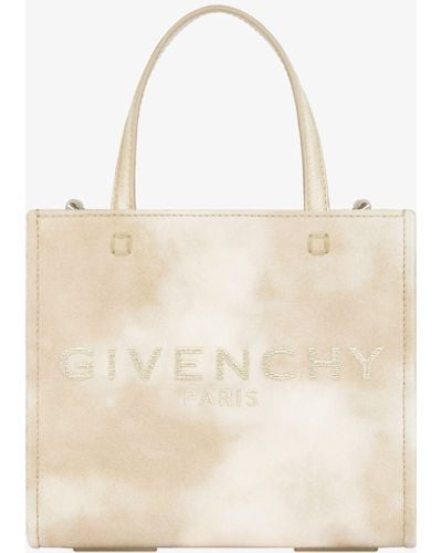 Givenchy Mini G-Tote Shopping Bag - Natural