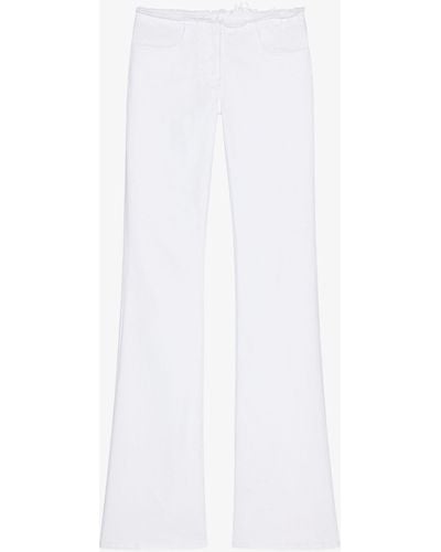Givenchy Slim Fit Jeans In Denim - White