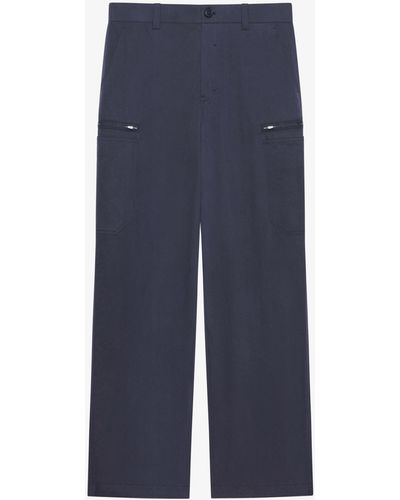 Givenchy Cargo Trousers - Blue