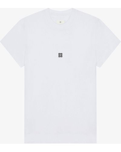 Givenchy Slim Fit T-shirt In Cotton - White