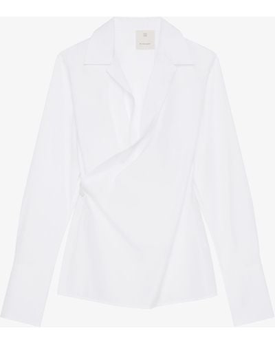 Givenchy Chemise portefeuille en popeline - Blanc