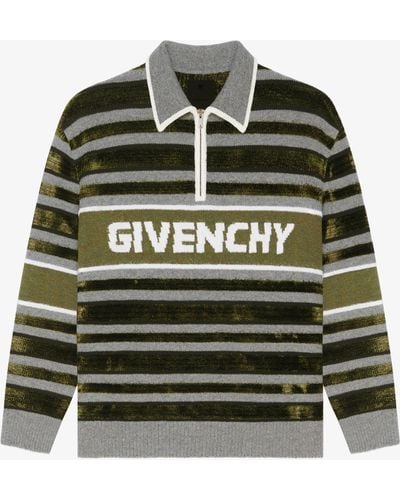 Givenchy Striped Jumper - Green