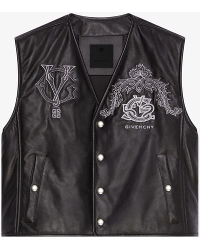 Givenchy Crest Waistcoat - Black