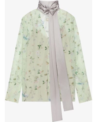 Givenchy Printed Blouse - White