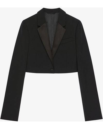 Givenchy Cropped Jacket - Black