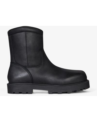 Givenchy Bottines Storm en nubuck avec zip - Noir