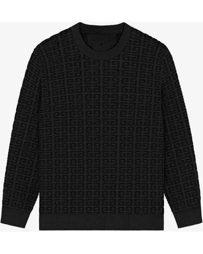 Givenchy Pull en laine 4G - Noir