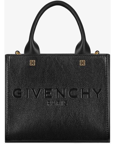 Givenchy Mini G-Tote in pelle - Nero