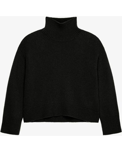 Givenchy Pull à col roulé oversize en cachemire - Noir