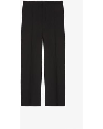 Givenchy Pantalon tailleur en laine - Noir
