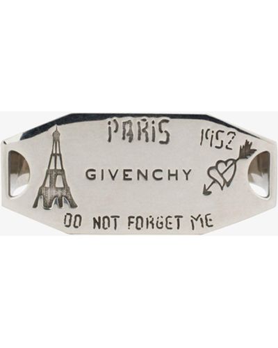 Givenchy City Double Finger Ring - White