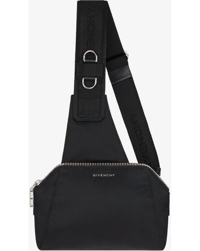 Givenchy Borsa Antigona in nylon - Nero