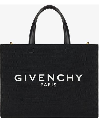 Givenchy Cabas G-Tote petit modèle en toile - Noir