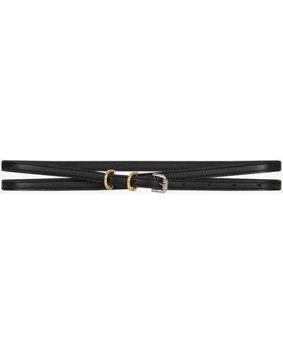 Givenchy Voyou Double Wrap Belt - White