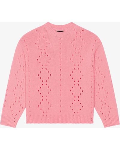 Givenchy Pull oversize en laine - Rose