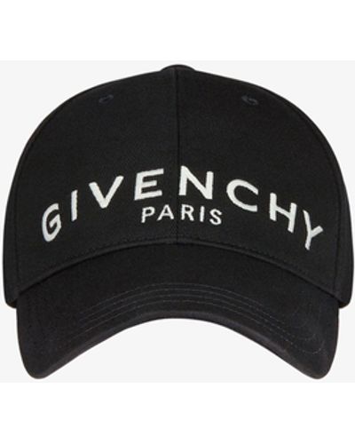 Givenchy Paris Embroidered Cap - Black