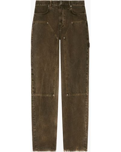 Givenchy Carpenter Trousers - Green