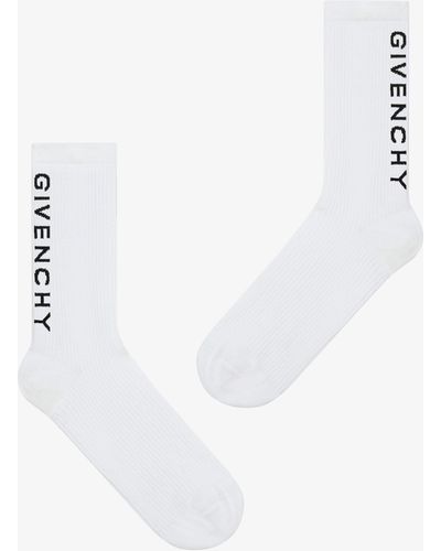 Givenchy Chaussettes en coton Archetype - Blanc