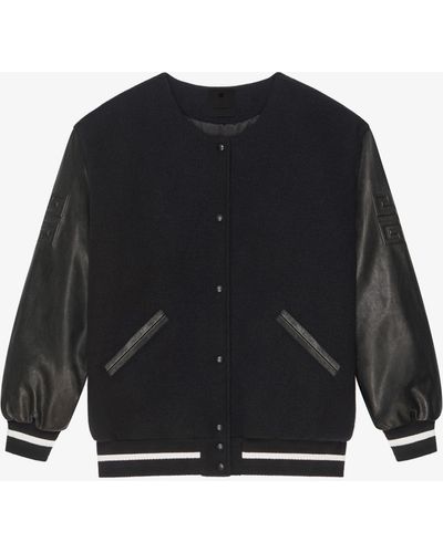Givenchy Oversized Varsity Jacket - Black