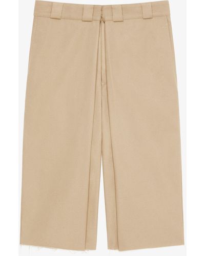 Givenchy Bermuda chino extra large en toile - Neutre
