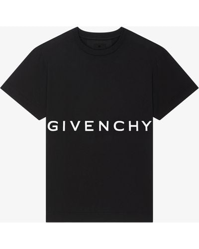 Givenchy T-shirt slim 4G in cotone - Nero