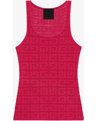 Givenchy Slim Tank Top - Red