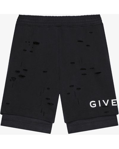 Givenchy Board Fit Hole Shorts - Black