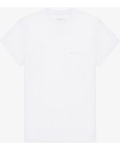 Givenchy T-shirt slim en coton - Blanc