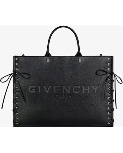 Givenchy Medium G-Tote Shopping Bag - Black